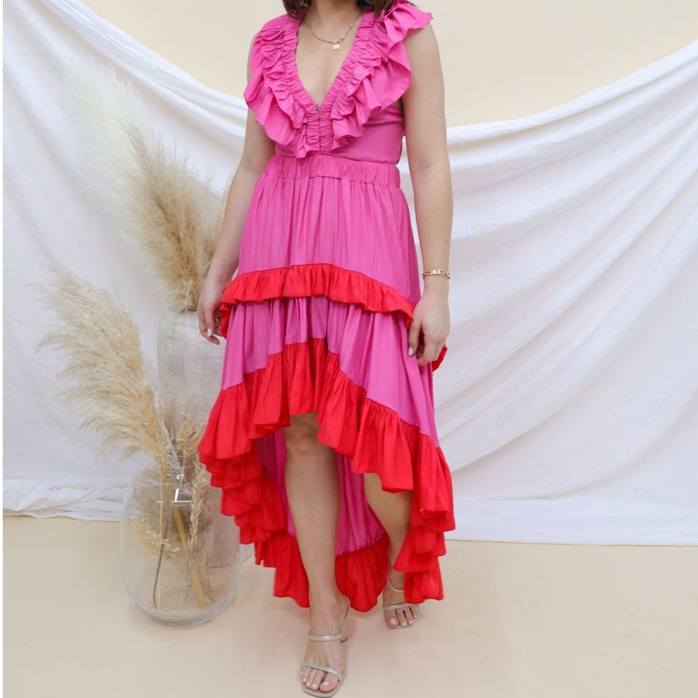 Ruffled Maxi Dress - NEW WITH TAGS